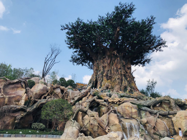 银基动物王国生命岛之仿真树叶案例