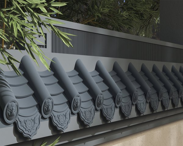 江西秦砖汉瓦厂家仿古青瓦案例